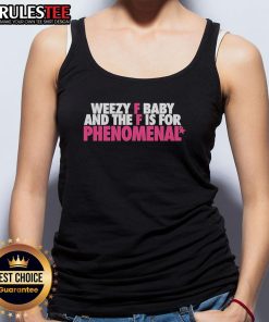 Funny Weezy F Baby and the F is for Phenomenal tank top featuring vibrant colors and playful design.