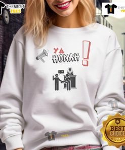 Funny Ya Honah Your Honor sweatshirt featuring a humorous design, perfect for court-themed casual wear.