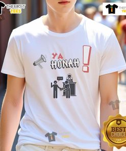 Funny Ya Honah Your Honor T-Shirt featuring a humorous design perfect for court or legal-themed events.