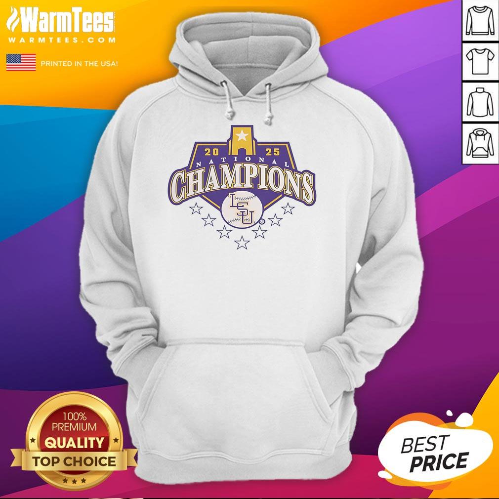 Good 2025 National Champions Lsu Tigers Baseball Logo Hoodie Alt Text: LSU Tigers Baseball Logo Hoodie celebrating the 2025 National Champions, perfect for fans and sports enthusiasts.