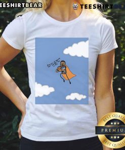 Good Aaron Wiggins You Saved My Life Ladies Tee showcasing a stylish graphic tee for women featuring motivational design.