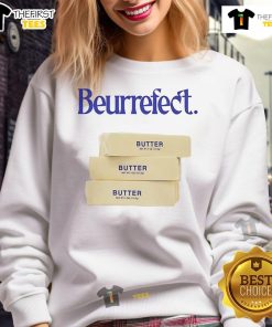 Alt Text: Stylish Good Beurrefect Butter sweatshirt featuring a vibrant design, perfect for casual wear and butter enthusiasts.