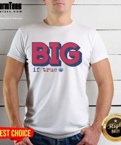 Good Big If True Not Gaetti logo T-shirt featuring a stylish design for fans of unique graphic apparel.