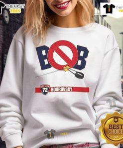 Good Bob Stanley Cup Playoff Florida Panthers sweatshirt featuring team colors and logo, perfect for fans.