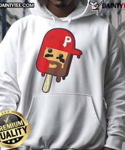 Bryce Harper wearing a Philadelphia Phillies hoodie, showcasing the stylish Good Bryce Harper Pop Ice design.