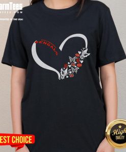 Good Butterflies In My Stomach Cincinnati Bengals NFL ladies tee featuring vibrant team colors and stylish design.