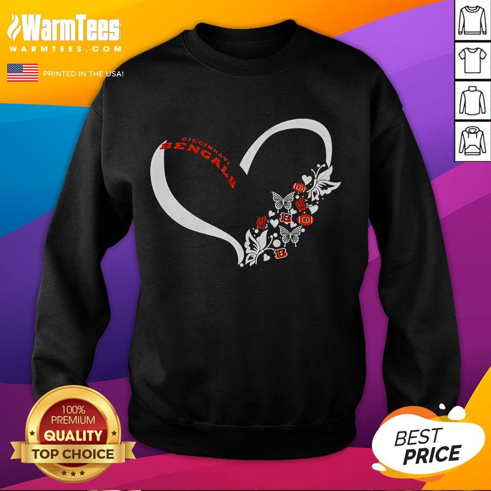 Good Butterflies In My Stomach Cincinnati Bengals Nfl Sweatshirt Good Butterflies In My Stomach Cincinnati Bengals NFL sweatshirt featuring vibrant team colors and stylish design.