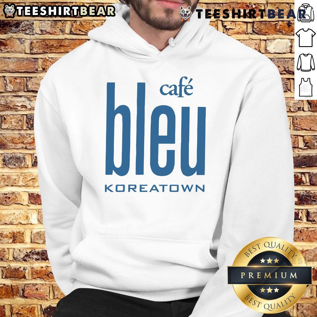 Good Cafe Bleu Koreatown Hoodie Good Cafe Bleu Koreatown hoodie featuring a vibrant design, perfect for stylish comfort in urban settings.