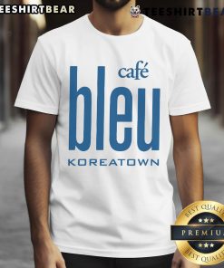 Good Cafe Bleu Koreatown T-Shirt featuring a vibrant design and stylish graphics, perfect for casual wear in Koreatown.