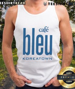 Good Cafe Bleu Koreatown tank top featuring a stylish design, perfect for casual outings and showcasing local fashion.