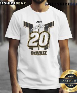 Good Christopher Bell Dewalt Joe Gibbs Racing Team Signature T-Shirt featuring bold graphics and team colors.