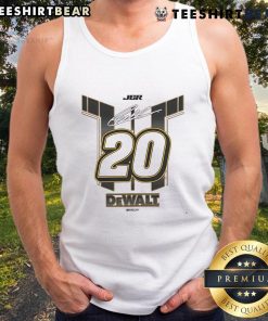 Good Christopher Bell 20 Dewalt Joe Gibbs Racing Team Signature Tank Top worn by fans at racing events.