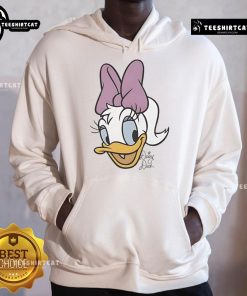 Alt Text: Good Daisy Duck Disney big face hoodie featuring a vibrant design of Daisy Duck's cheerful expression.