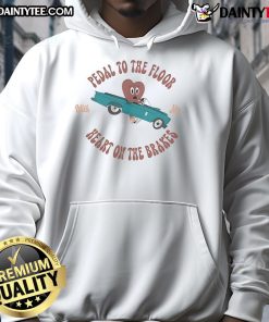 Good Dalton Mauldin Circular Pedal to the Floor hoodie featuring a stylish design with heart and brake graphic.