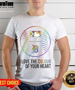 Good Detroit Tigers Baseball T-Shirt for Pride Month 2025 featuring vibrant heart colors celebrating love and inclusivity.
