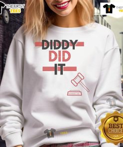 Cozy Good Diddy Did It Sweatshirt in soft fabric, perfect for casual wear and stylish layering.