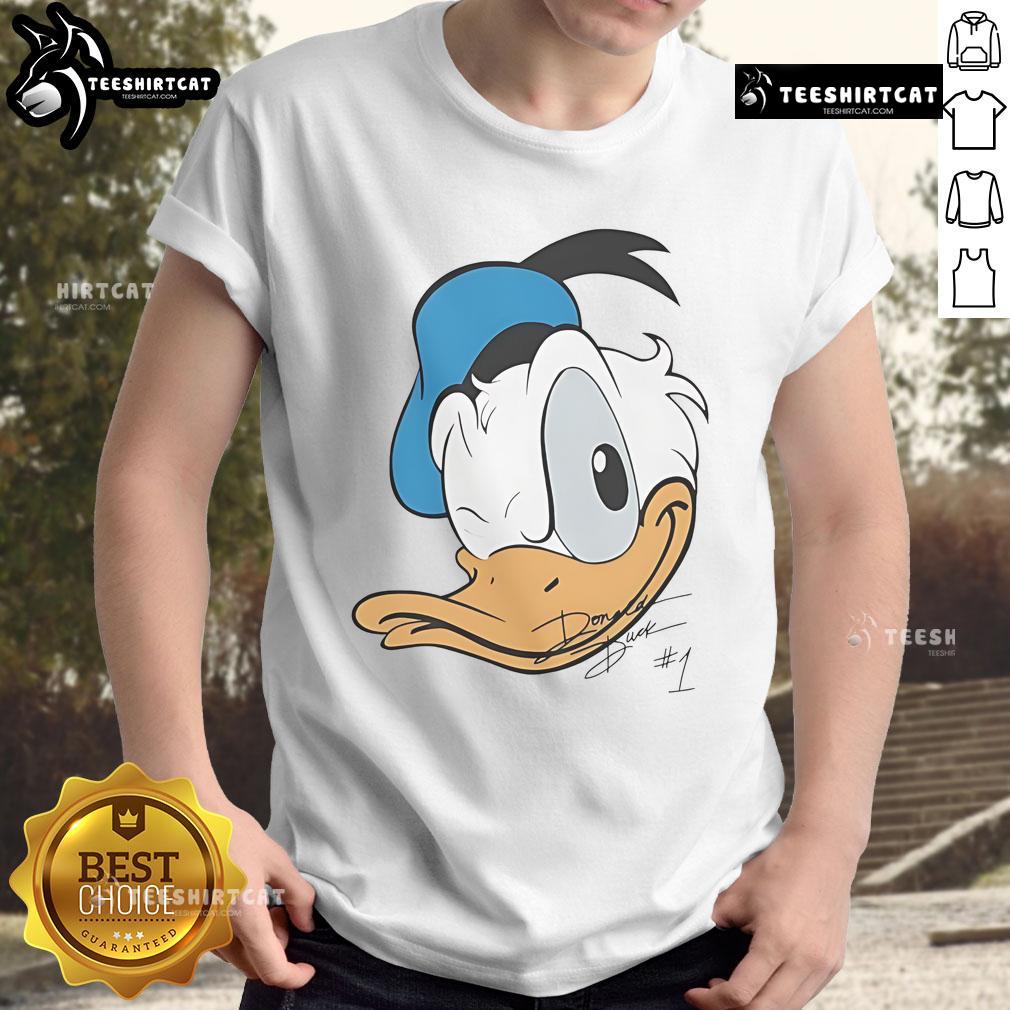 Good Donald Duck Disney Big Face T Shirt Good Donald Duck Disney Big Face T-Shirt featuring a vibrant graphic of Donald Duck's iconic face on a stylish tee.