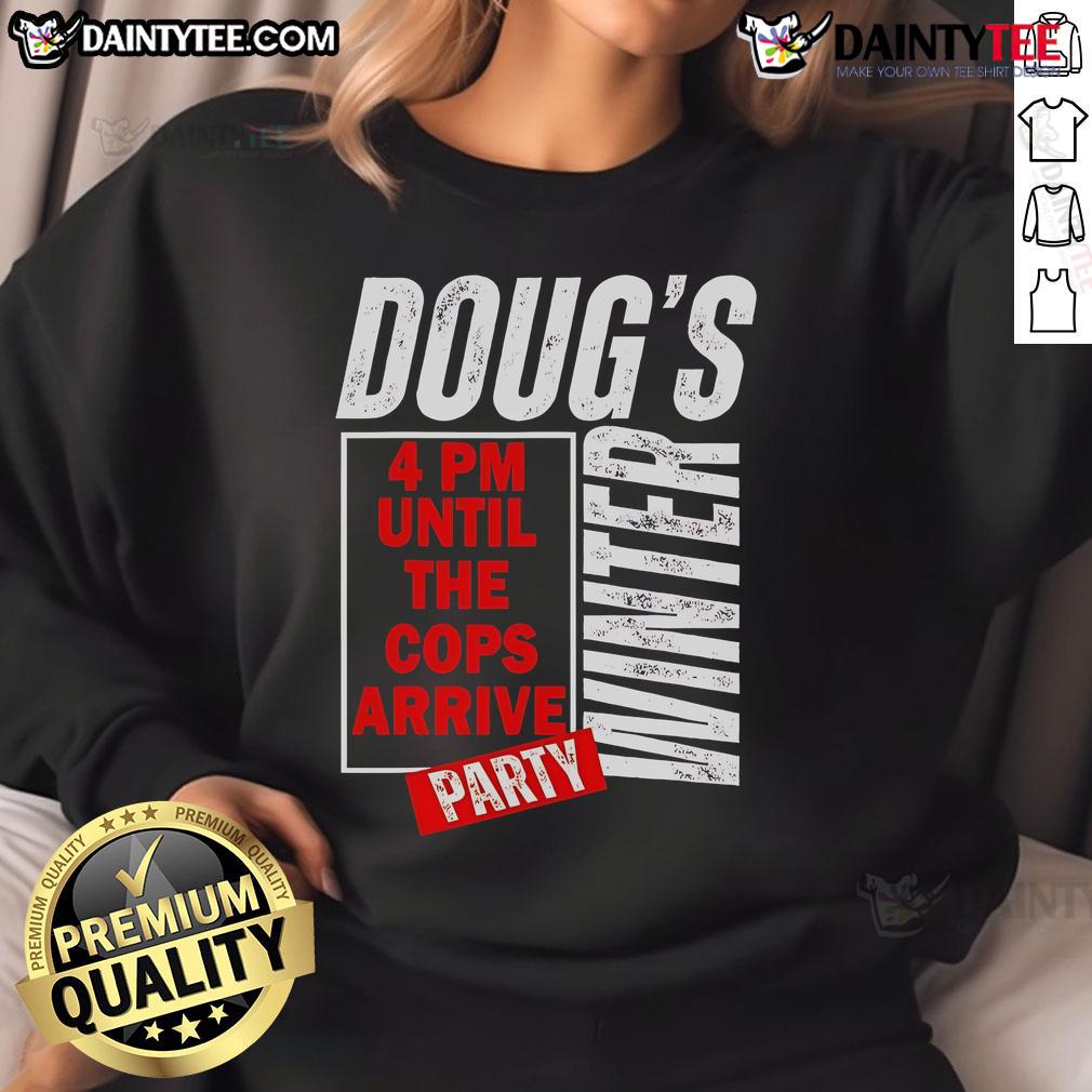 Good Dougs Winter Party February Sweatshirt Good Dougs Winter Party February sweatshirt featuring cozy design, perfect for chilly weather and festive gatherings.