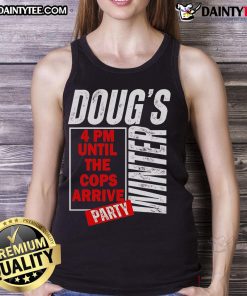 Good Dougs Winter Party February tank top featuring a stylish design perfect for winter festivities.