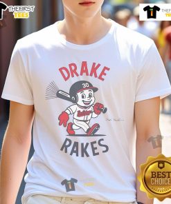Good Drake Baldwin Drake Rakes T-Shirt featuring a vibrant design of Drake Baldwin in a stylish graphic print.