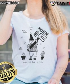 Good-Free 2x Palestine Ladies Tee featuring a stylish design, perfect for casual wear and showing support for Palestine.