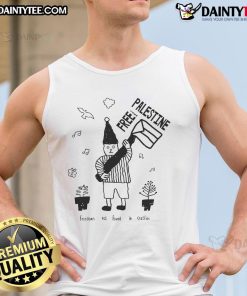 Good Free 2x Palestine Tank Top in vibrant colors, showcasing a stylish design perfect for casual wear and activism.