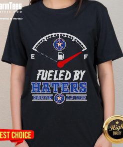 Good Fueled By Haters Houston Astros ladies tee featuring a stylish design perfect for female fans of the Astros.
