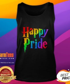 Good Happy Pride Harry Wizard tank top featuring vibrant colors and a fun design for LGBTQ+ celebration.