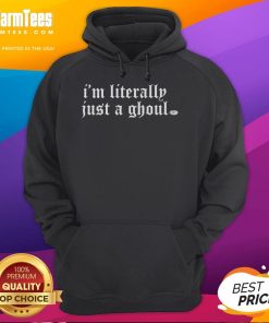 Good Hope Schwing Literally Just A Ghoul Hoodie featuring a spooky ghoul graphic perfect for Halloween fashion.