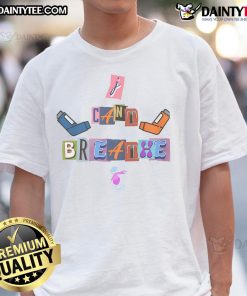 Good I Can't Breathe Abstract Edition T-Shirt featuring a unique graphic design emphasizing social justice and awareness.