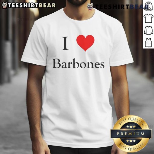 Good I Love Barbones T-Shirt featuring a trendy design for fans of unique graphic tees and casual fashion.