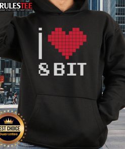 Alt Text: Good I Love Heart 8 Bit Retro Gamer Gaming Hoodie featuring vibrant pixel art and a cozy design for gaming enthusiasts.