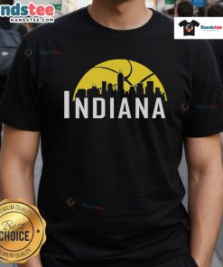 Good Indiana Pacers Cityscape Skyline Style 2025 T-Shirt featuring vibrant skyline graphics and team colors.