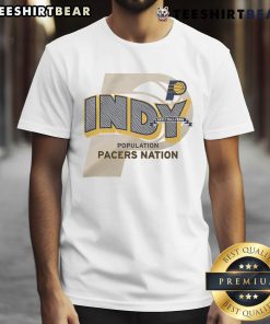 Good Indiana Pacers Greetings From Indy T-Shirt featuring vibrant team colors and classic logo design for fans.