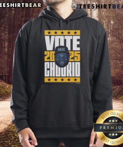 Good Jackson Chourio 2025 Vote Hoodie featuring a stylish design promoting Jackson Chourio's campaign for 2025.