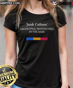 Good Junk Culture Orchestral Manoeuvres In The Dark ladies tee featuring vibrant design and stylish fit for fans.