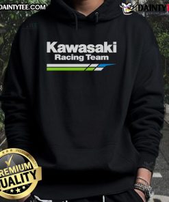 Good Kawasaki Racing Team hoodie featuring bold logo and vibrant colors, perfect for motorsport fans and streetwear enthusiasts.