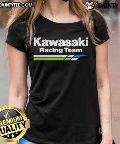 Good Kawasaki Racing Team Ladies Tee featuring a stylish design, perfect for fans of motorcycle racing.