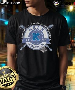 Good Kean Cougars NCAA Division III Baseball Championship T-Shirt, Eastlake, OH 2025, featuring team logo and vibrant design.