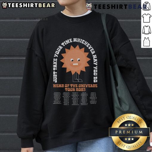 Good La Luz 2025 Universe Tour sweatshirt featuring vibrant graphics and a cozy design for fans of the tour.