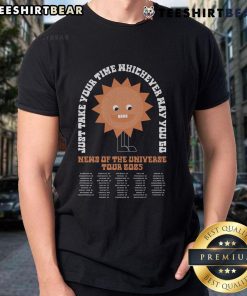 Good La Luz 2025 Universe Tour T-Shirt featuring vibrant graphics and tour dates for fans of the indie band.