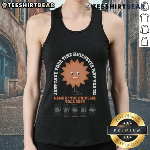 Good La Luz 2025 Universe Tour tank top featuring vibrant graphics and bold design for music fans and concert-goers.