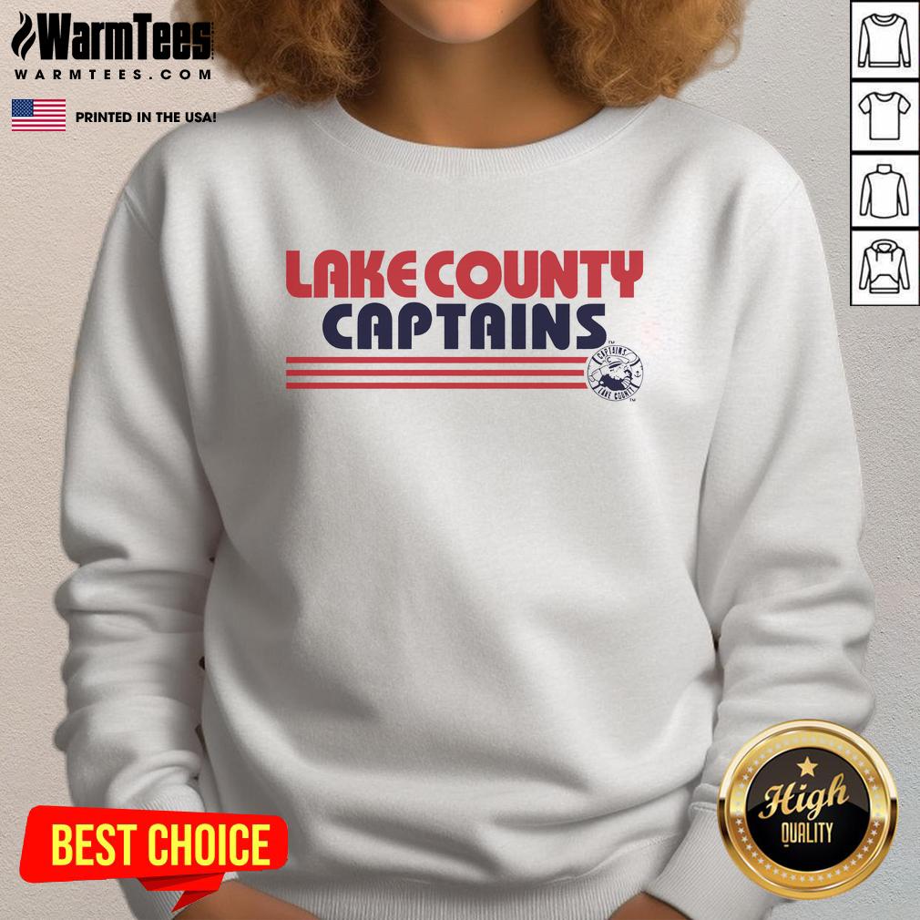 Good Lake County Captains Baseball Stripe Logo Sweatshirt Good Lake County Captains baseball stripe logo sweatshirt featuring a stylish design and comfortable fit.