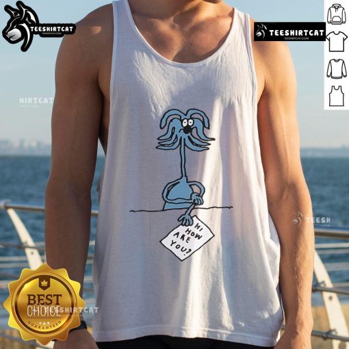 Stefan Marx 'Hi How Are You' tank top featuring colorful graphic design from Good Lousy Livin collection.
