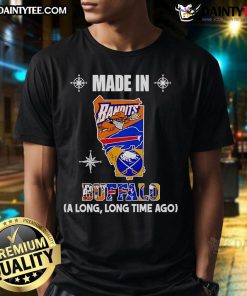 Good Made In Buffalo A Long Long Time Ago T-Shirt featuring vintage design and comfortable fit, perfect for casual wear.