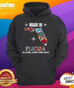 Good Made In Florida A Long Long Time Ago hoodie in vibrant colors, perfect for casual wear and showcasing Florida pride.