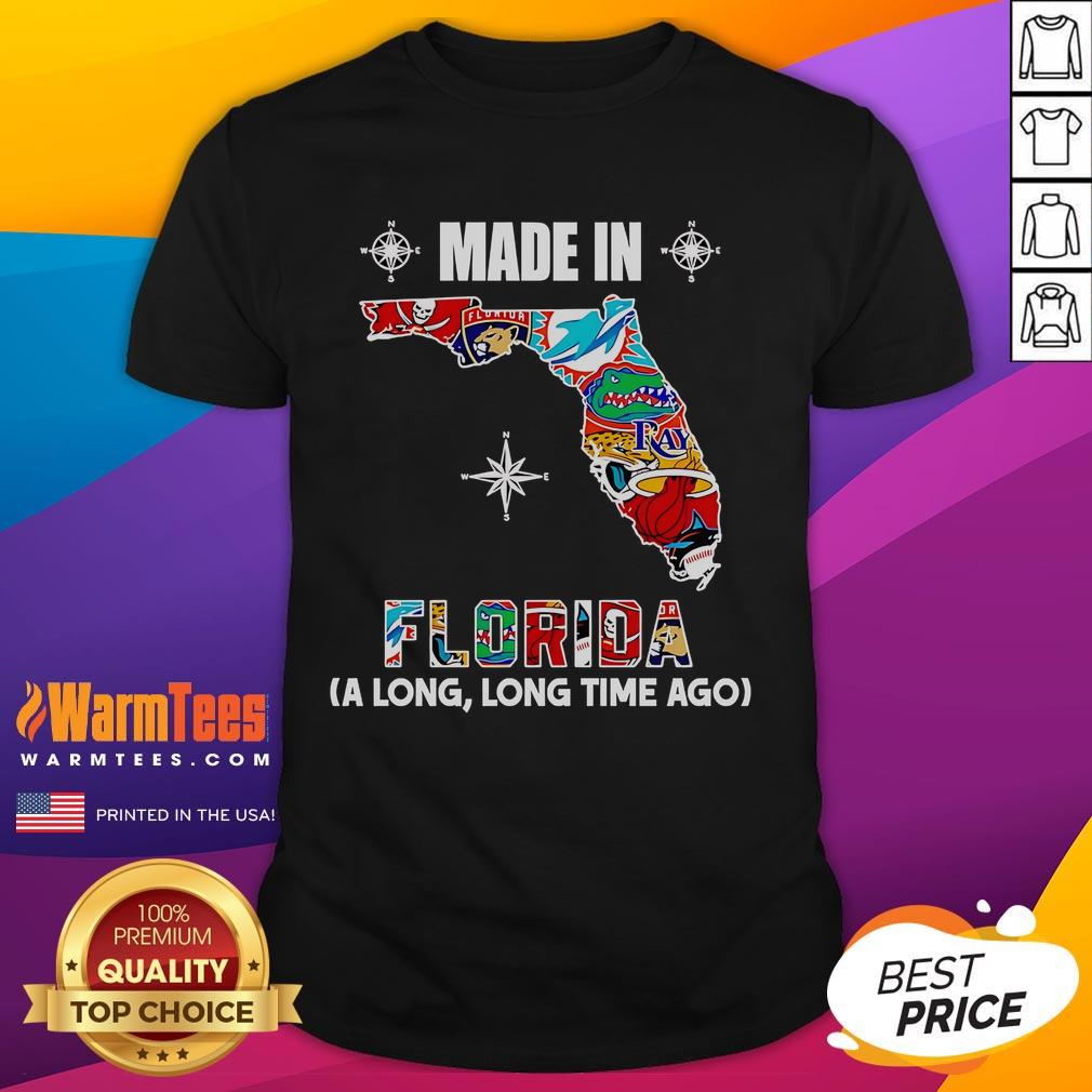 Good Made In Florida A Long Long Time Ago T Shirt Good Made In Florida A Long Long Time Ago T-Shirt featuring a vintage design and vibrant colors for Florida enthusiasts.