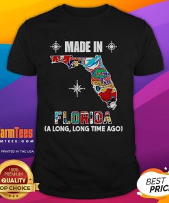 Good Made In Florida A Long Long Time Ago T-Shirt featuring a vintage design and vibrant colors for Florida enthusiasts.