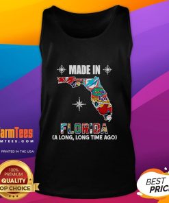 Good Made in Florida A Long Long Time Ago tank top featuring a vintage design and vibrant colors, perfect for summer wear.