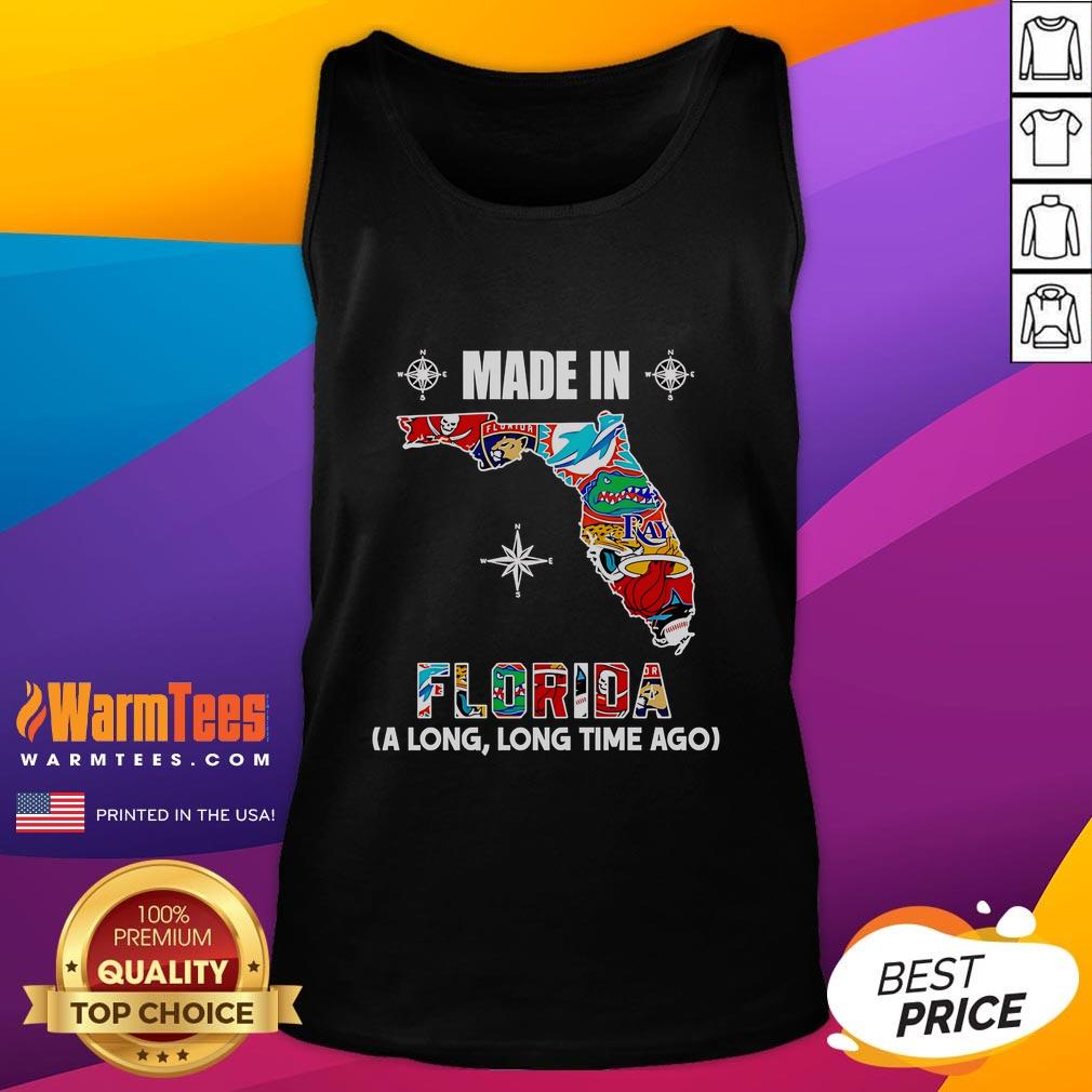 Good Made In Florida A Long Long Time Ago Tank Top Good Made in Florida A Long Long Time Ago tank top featuring a vintage design and vibrant colors, perfect for summer wear.